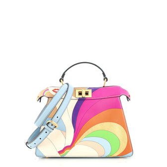 Fendi Peekaboo ISeeU Bag Printed Leather Small