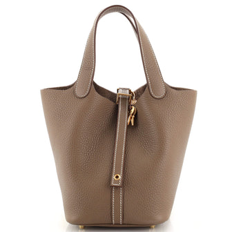 Hermes Picotin Lock Bag Clemence PM