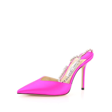 Jimmy Choo Women's Saeda Pumps Satin with Crystals 100