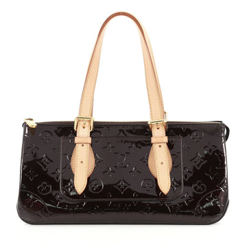 Louis Vuitton Rosewood Avenue Handbag Monogram Vernis Red