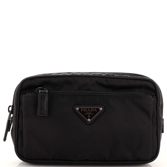 Prada Front Pocket Belt Bag Re-Nylon with Saffiano Leather