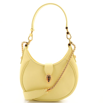 Bvlgari Serpenti Ellipse Crossbody Bag Leather Small