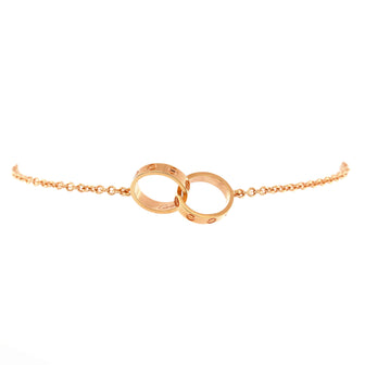 Cartier Love Interlocking Bracelet 18K Rose Gold