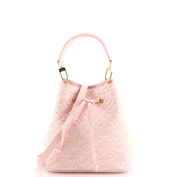 Louis Vuitton NeoNoe Handbag Stardust Monogram Empreinte Leather BB