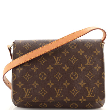 Louis Vuitton Musette Tango Handbag Monogram Canvas