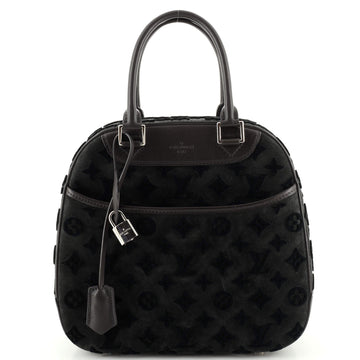 Louis Vuitton Deauville Cube Bag Monogram Tuffetage Suede