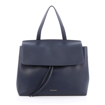 Mansur Gavriel Lady Bag Leather Medium Blue 1953304