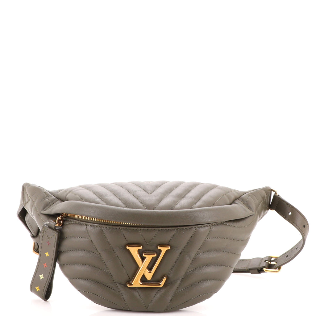 Louis Vuitton New Wave Bumbag Quilted Leather Green 1953436