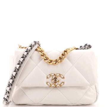 Chanel 19 Flap Bag Quilted Leather Medium