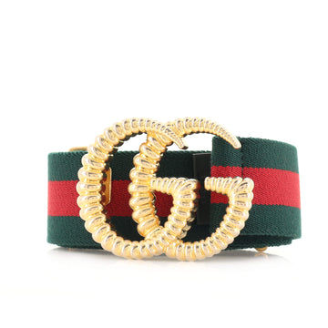 Gucci GG Torchon Web Belt Canvas Wide