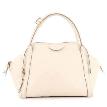 Louis Vuitton Marais Handbag Monogram Empreinte Leather MM White
