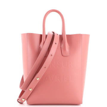 Mansur Gavriel Logo North South Tote Leather Mini
