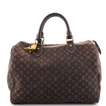 Louis Vuitton Speedy Handbag Mini Lin 30