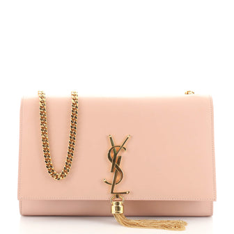 Saint Laurent Classic Monogram Tassel Crossbody Bag Leather Medium