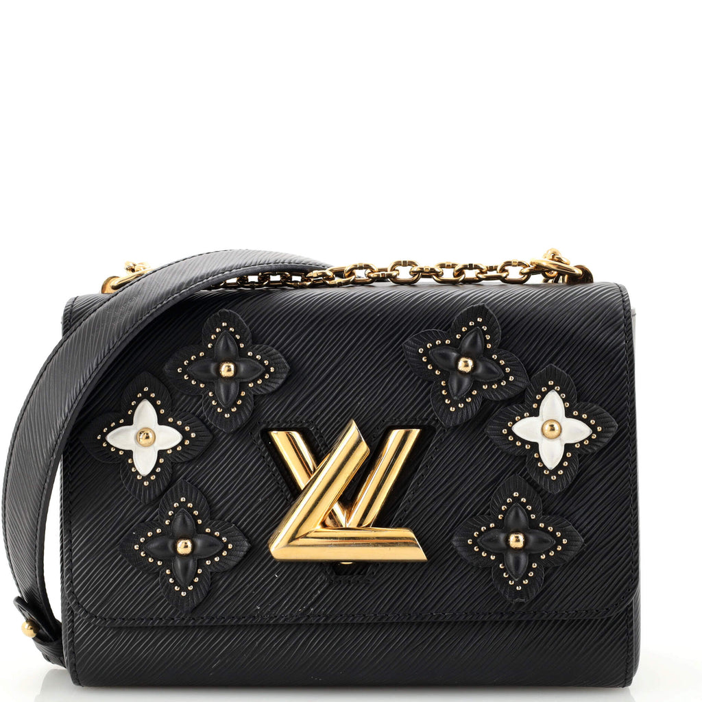 Louis Vuitton Black Epi Leather Limited Edition Flower Twist Bag Louis  Vuitton