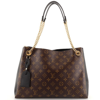 Louis Vuitton Surene Handbag Monogram Canvas with Leather MM