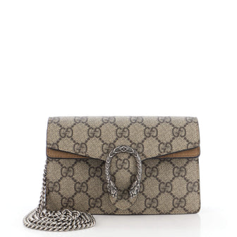 Gucci Dionysus Bag GG Coated Canvas Super Mini