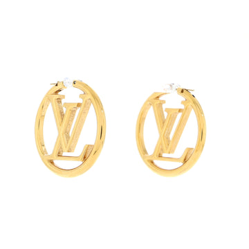 Louis Vuitton Louise Hoop Earrings Metal GM