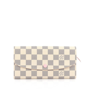 Louis Vuitton Emilie Wallet Damier White