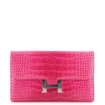 Hermes Constance Wallet Alligator Long