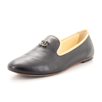 Chanel Women's CC Loafers Leather