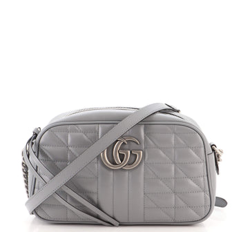 Gucci GG Marmont Shoulder Bag Mixed Matelasse Leather Small