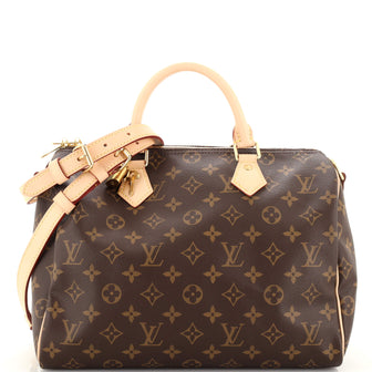 Louis Vuitton Speedy Bandouliere Bag Monogram Canvas 30