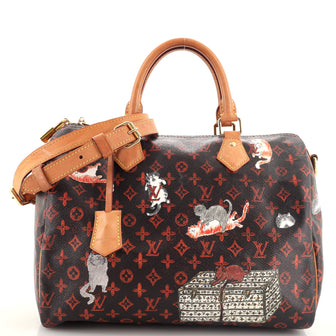 Louis Vuitton Catogram Speedy Bandoulier 25