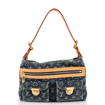 Louis Vuitton Baggy Handbag Denim PM