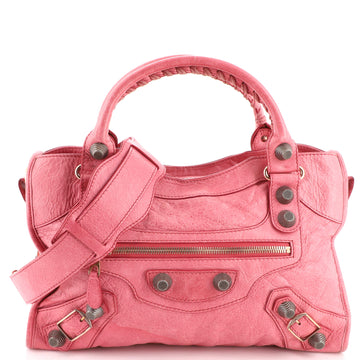 Balenciaga City Giant Studs Bag Leather Medium