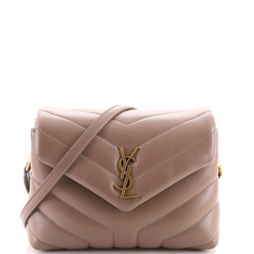 Saint Laurent LouLou Shoulder Bag Matelasse Chevron Leather Toy