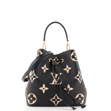 Louis Vuitton NeoNoe Handbag Limited Edition Crafty Monogram Empreinte Giant MM