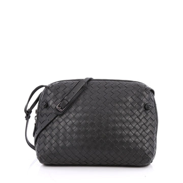 Bottega Veneta Crossbody Intrecciato Nappa Small Black