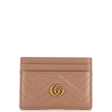 Gucci GG Marmont Card Holder Matelasse Leather