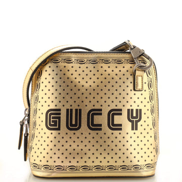 Gucci Dome Crossbody Bag Limited Edition Printed Leather Mini
