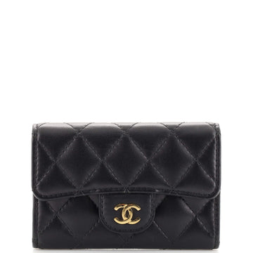 Chanel Classic Flap Card Case Quilted Lambskin