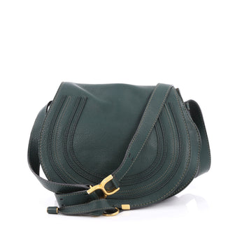 Chloe Marcie Crossbody Bag Leather Medium Green 1958401