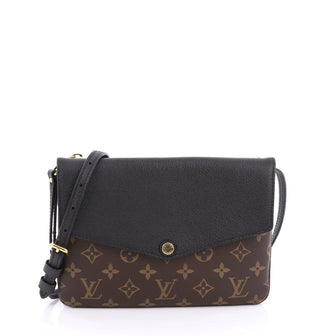 Louis Vuitton Twice Handbag Monogram Canvas Brown 1958601