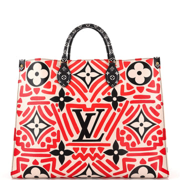 Louis Vuitton OnTheGo Tote Limited Edition Crafty Monogram Giant GM
