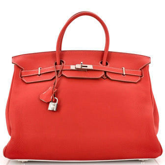 Hermes Eclat Birkin Bag Togo with Palladium Hardware 40