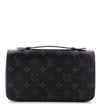 Louis Vuitton Zippy Wallet Monogram Eclipse Canvas XL
