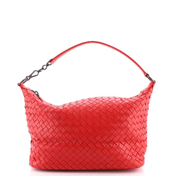 Bottega Veneta Zip Hobo Intrecciato Nappa Small