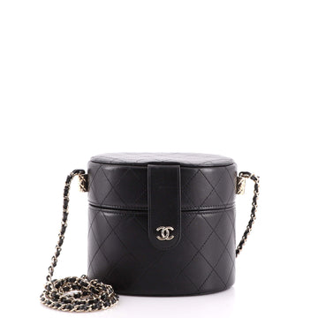 Chanel CC Allure Vanity Case with Chain Quilted Lambskin Small
