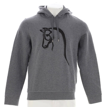 Hermes Men's Cheval au Trait Hoodie Cotton with Applique