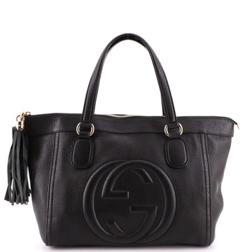 Gucci Soho Zip Tote Leather Small
