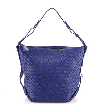 Bottega Veneta Zip Bucket Tote Intrecciato Nappa Small