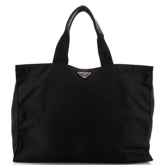 Prada Shopping Tote Tessuto with Leather