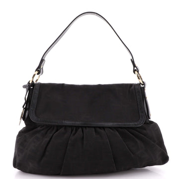 Fendi Chef Flap Bag Zucca Canvas Medium