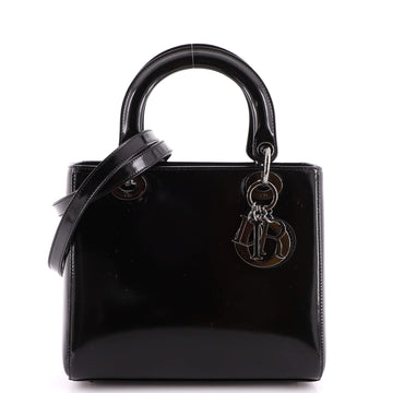 Christian Dior Vintage Lady Dior Bag Patent Medium