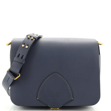 Burberry Bridle Square Satchel Leather Large